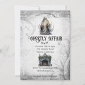 Invitation Halloween Affaire Fantomatique (Devant)