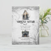 Invitation Halloween Affaire Fantomatique (Debout devant)