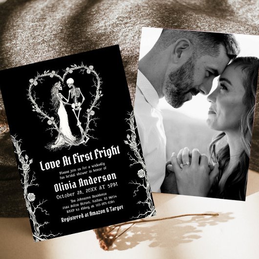 Invitation Halloween Amour À Première Fright Part Fête des ma