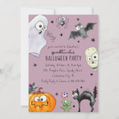 Invitation Halloween amusant pour les enfants (Devant)