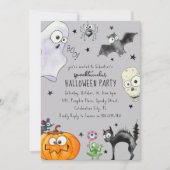 Invitation Halloween amusant pour les enfants (Devant)