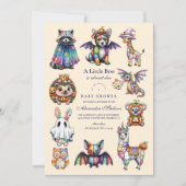 Invitation Halloween Animaux Fantaisistes (Devant)