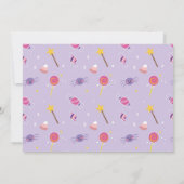 Invitation Halloween Anniversaire FOUR 4th Girls Party Photo (Dos)