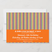Invitation Halloween Anniversaire Ghoost (Dos)