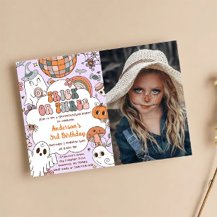 Invitation Halloween Anniversaire Gouls Trois Anniversaire
