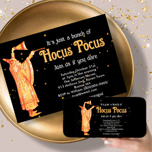Invitation Halloween Assistant Pocus Hocus