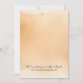 Invitation Halloween automne équestre (Dos)