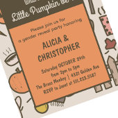 Invitation halloween automne SEXE REVET