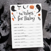 Invitation Halloween Baby Boy Shower Wives for Baby Card