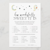 Invitation Halloween Baby Shower Candy Guessing Game Card (Devant)