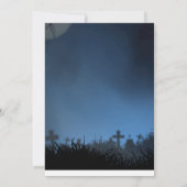 Invitation Halloween Baby shower de la petite sorcière Éffray (Dos)