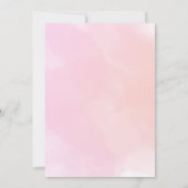 Invitation Halloween Baby shower fille rose petit garçon fant (Dos)