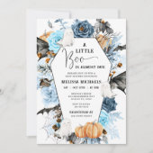Invitation HALLOWEEN Baby shower Invitation, Un Petit Boo (Devant)