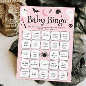 Invitation Halloween Baby shower Trouvez l'invité Bingo Jeu