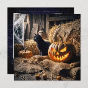 Invitation Halloween Barn Party