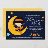 Invitation Halloween Bash Costume Party (Devant / Derrière)