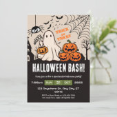 Invitation Halloween Bash Costume Party (Debout devant)