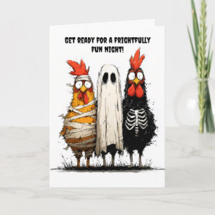 Invitation Halloween Bash Déplaisant de Cluckin