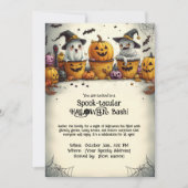 Invitation HALLOWEEN Bash tactile ! (Devant)