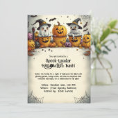 Invitation HALLOWEEN Bash tactile ! (Debout devant)