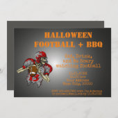 Invitation Halloween BBQ (Devant / Derrière)