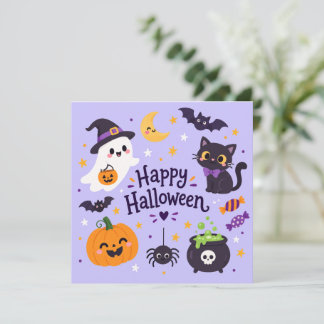 Invitation halloween boo