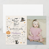 Invitation Halloween Boo Bash Spooktacular Party (Devant / Derrière)