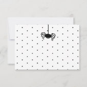 Invitation Halloween Budget Orange & Noir (Dos)