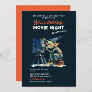 Invitation Halloween Bureau Party Business Movie Gremlin Dark