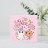 Invitation Halloween C'est la saison (Debout devant)