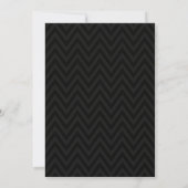 Invitation Halloween Chevron & Typographie (Dos)