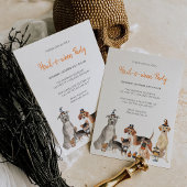 Invitation Halloween chien Happy Howloween