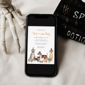 Invitation Halloween chien Happy Howloween