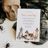 Invitation Halloween chien Happy Howloween