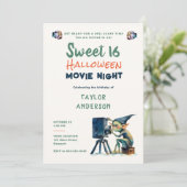 Invitation Halloween Cinéma Nuit Gremlin Hallowen Sweet 16 (Debout devant)