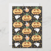 Invitation Halloween Citrouille Carving Party (Dos)