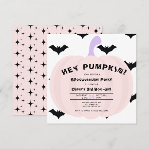 Invitation Halloween Citrouille moderne N'importe quelle anné