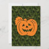 Invitation Halloween citrouille Patch (Dos)