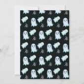 Invitation Halloween Citrouille sorcière Casquette Ghosts mig (Dos)