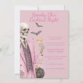 Invitation Halloween Cocktail Party | Spooky Chic Night (Devant)