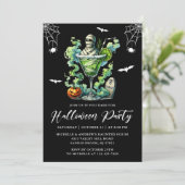 Invitation Halloween Cocktails Party (Debout devant)