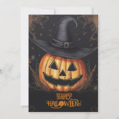 Invitation Halloween Costume Adulte Fête Affaires Éffrayant (Dos)