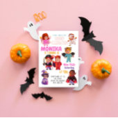 Invitation Halloween Costume fête Anniversaire de enfant Invi