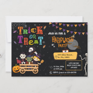 INVITATION HALLOWEEN COSTUME PARTY