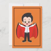 Invitation Halloween Costume Party pour enfants sur mesure (Dos)