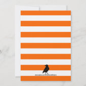 Invitation Halloween Costume Party SpookyHalloween Typographi (Dos)