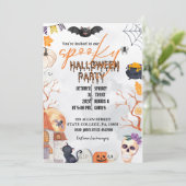 INVITATION HALLOWEEN COSTUME PARTY/TRICK OU TRAITEMENT (Debout devant)