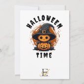 INVITATION HALLOWEEN COSTUME PARTY/TRICK OU TRAITEMENT (Dos)