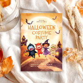 Invitation Halloween Costume Party Trick Treat Kids