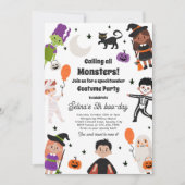 Invitation Halloween Costume Spooktacular Anniversaire (Devant)